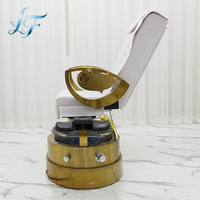 Fauteuil de pédicure moderne multifonctionnel à dossier haut avec fonction de massage des pieds, cuve spa, pompe de drainage à jets et fonction surf