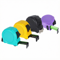 Mètre Ruban Rétractable Personnalisé avec Logo, 5 m, Mesure Métrique et Impériale, Lame en Acier Inoxydable, Boîtier ABS pour le Travail du Bois