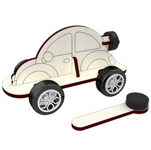 Juguetes Educativos <span class=keywords><strong>de</strong></span> Madera para Niños 2026, Juguete <span class=keywords><strong>de</strong></span> Ensamblaje para Niños <span class=keywords><strong>de</strong></span> Primaria, Rompecabezas Experimental <span class=keywords><strong>de</strong></span> Coche Tecnológico - Product Image 1