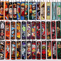 33 nouveaux designs de porte-clés brodés double face de haute qualité, inspirés de l'anime One Piece Monkey D. Luffy, pour la décoration de sacs à dos