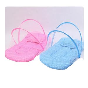 Moustiquaire pliable pour lit de bébé avec coussin - Product Image 6