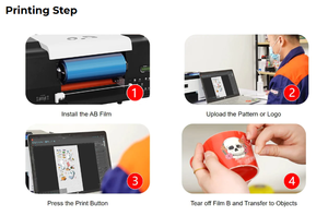 Procolored vf13 Pro impresora A3 3D máy in áo thun máy in kép xp600 UV dtf sticker với Laminator cuttinng máy - Product Image 6