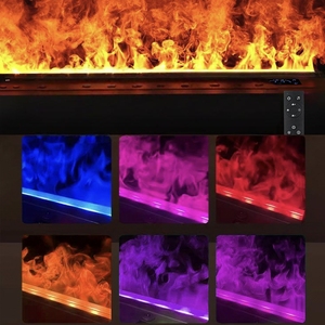 Chimenea Decorativa de Estilo Europeo con Atomización, Chimenea Electrónica Integrada para el Hogar con Simulación de <span class=keywords><strong>Fuego</strong></span> y Humidificación - Product Image 6