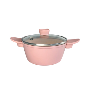 Olla para Sopa de Aluminio de 14 cm, Mini, Antiadherente, con Revestimiento Multicapa, Asas Dobles, Color Personalizable, para Cocina de <span class=keywords><strong>Gas</strong></span>, Venta al Por Mayor - Product Image 4