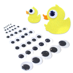 6mm 8mm 10mm 12mm 15mm 18mm 20mm 25mm 35mm occhi autoadesivi per peluche artigianali occhi commoventi Googly - Product Image 5