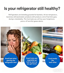 Désodorisant pour réfrigérateur HAKUGEN EARTH, modèle 20g, absorption des odeurs solides, 5120g, plus de 80% d'ingrédients actifs - Product Image 3