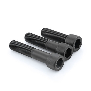 สกรูหัวหกเหลี่ยมสีดำ ยี่ห้อ Bibo Yaente รุ่น Black Hex Socket Head Cap Screws Allen Bolts ขนาด M6 M12 M14 M20 สกรูเกลียวเต็มสีดำ สกรูหัวหกเหลี่ยม - Product Image 5