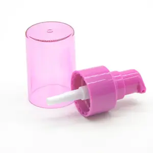 로션 세럼 분말 크림에 대한 사용자 정의 24mm 24/410 플라스틱 핑크 처리 디스펜서 펌프