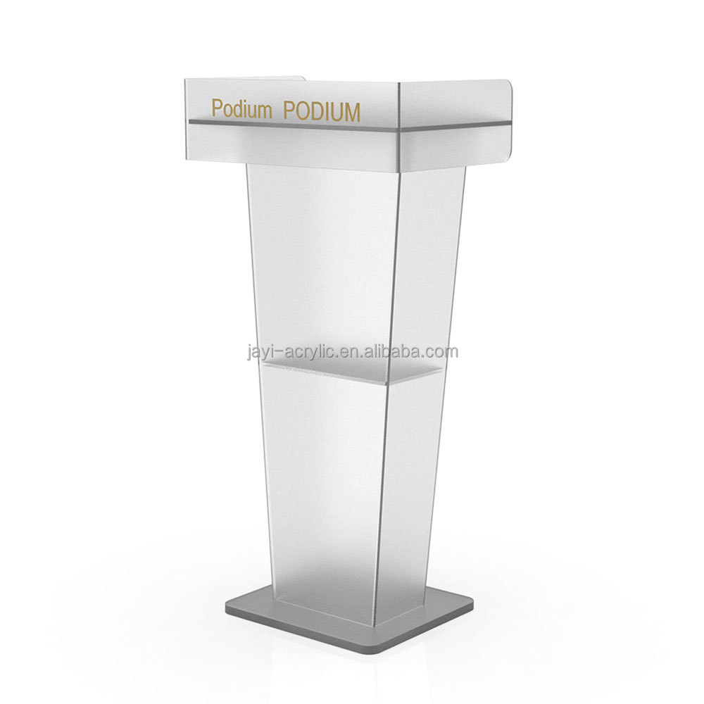 JAYI Custom Clear Acrylic Lucite подиумная КАФЕДРА с логотипом