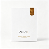 Boîte cadeau rigide personnalisée avec couvercle rabattable pour miel, emballage de luxe pour miel de Manuka avec insert en papier, estampage à chaud doré, boîte rigide de qualité alimentaire