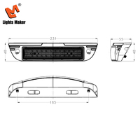 Luz de Trabajo LED de 15W, Impermeable IP67, 9-32V DC, Haz de Luz Amplio, Lámpara Auxiliar de Conducción para Camionetas Todoterreno, SUV, ATV, LML-12X-20