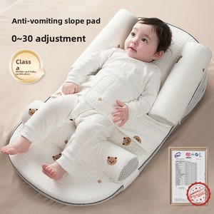 Almohada Inclinada Anti-Asfixia para Bebés Recién Nacidos, Cojín Ajustable de 0-30 Grados para Prevenir Regurgitaciones, Dormir y Alimentar - Product Image 1