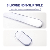 Ensemble de tapis de souris en cristal imprimé personnalisé Creative Nouveau Grainy PC, tapis de souris de jeu en gel transparent en silicone, repose-poignet pour le bureau