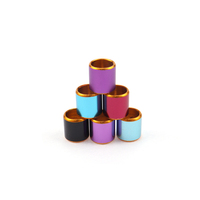 Bagues métalliques pour oiseaux 5mm 6mm 7mm pour calopsites, agapornis, perroquets – Anneaux d'identification en aluminium pour pattes