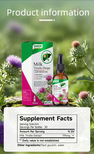 शीर्ष प्रीमियम दूध थिस्ल तरल बूंदों-जिगर स्वास्थ्य और एंटीऑक्सीडेंट समर्थन के लिए 195 मिलीग्राम - Product Image 5