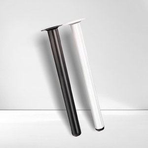 סט 28 אינץ 'סט של 4 pcs ברזל מתכווננת גובה שולחן רגליים עיצוב מודרני משרד משחקים - Product Image 2