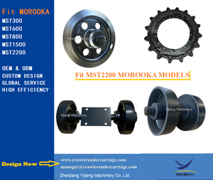MST300 MST800 MST600 несущий гусеничный самосвал несущий ролик Ass'y Сегментированная Звездочка колеса - Product Image 5