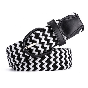 3516 Wholesale Fashion Braided <strong>Elastic</strong> <strong>Belts</strong> Canvas <strong>Elastic</strong> Stretch Colours Woman <strong>Belt</strong> - Product Image 4