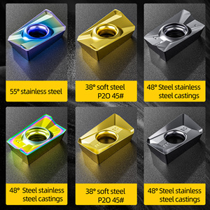 Plaquettes de fraisage CNC SERTAN APMT1135 & 1604 en carbure revêtu 60HRC, profondeur de rainurage max. 17 mm, forme rectangulaire pour fraiseuse CNC - Product Image 3