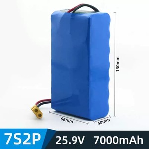 18650 3500mAh 7S2P 25.9V 7AHリチウムイオン円筒型バッテリーパックPCM付き、教育ロボット用バランス充電 - Product Image 3