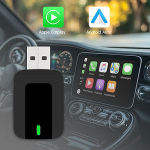 Portable 2-en-1 Wireless CarPlay & Android Auto Adapter Paquet de mise à niveau appartenant à l'usine OEM & ODM - Product Image 3