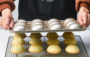 <span class=keywords><strong>Bandeja</strong></span> para Hornear Mini Muffins y Pasteles, 12 Cavidades, Media Esfera, Acero al Carbono Antiadherente, para <span class=keywords><strong>Horno</strong></span> Doméstico - Product Image 3