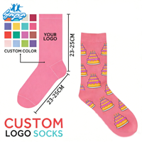 Chaussettes unisexes fantaisie en gros pour hommes, chaussettes habillées, chaussettes amusantes en jacquard imprimé, chaussettes colorées à motif fantaisie