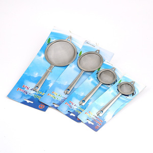 Stainless Steel Tea <b>Strainer</b> Set 4 Sizes Reusable Filter <b>Mesh</b> For Brewing Tea - Product Image 1