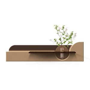 Peinture murale LED 3D en grès avec vase suspendu et plante verte simulée pour décoration de fond de canapé - Product Image 6