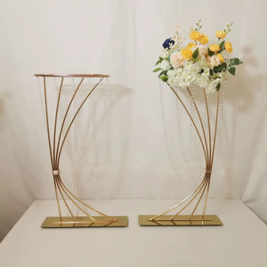 Hot Sale <strong>Wedding</strong> Road Lead Flower Rack Iron Art <strong>Table</strong> Decoration Ornaments <strong>Wedding</strong> <strong>Centre</strong> <strong>Pieces</strong> <strong>Table</strong> Decor Iron Frame - Product Image 5