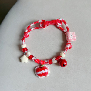 Lindo collar para perro con ribete crema, decoración digna de Instagram, accesorio para gatos, collar de peluche para Bichón Frisé y Teddy Bear - Product Image 2