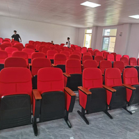 Fabricant ventes directes à bas prix promotion école amphithéâtre sièges de théâtre pieds mobiles sièges d'église pliants