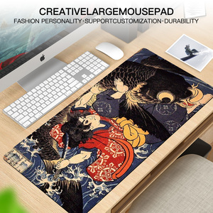 Ukiyo-e Samurai لوحة فأرة يابانية مخصصة ثعبان لهب للألعاب متوفر بالمخزون - Product Image 5