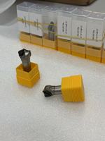 Fraise à rainurer de nettoyage de fond en carbure TCT pour bois, queue de 12 mm, pour CNC, pour le fraisage de profilés d'armoires