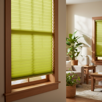 Stores alvéolaires Persilux imperméables 100 % occultants à double couche avec cordon à billes et protection anti-UV pour usage extérieur