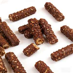 Barre de <span class=keywords><strong>chocolat</strong></span> croustillante au riz, gaufrette enrobée de <span class=keywords><strong>chocolat</strong></span> avec garniture au <span class=keywords><strong>chocolat</strong></span> ou au beurre de cacahuète, bâton énergétique aux céréales - Product Image 5