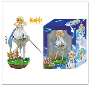3 Styles 20CM Lumine Aether Barbara Traveler Jeu Vidéo Cos PVC Anime Figure Collect Play - Product Image 5