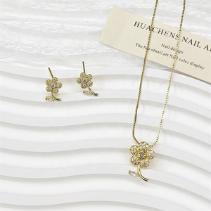 Collar de <span class=keywords><strong>Cadena</strong></span> con Eslabones de Corazón de Cobre Chapado en Oro <span class=keywords><strong>FM</strong></span>-LAN1133, Collar con Corazón Hueco Grueso, Estética Y2K, Joyería Dulce y Moderna, Regalo - Product Image 6