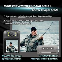 Caméra corporelle 4K avec enregistrement audio et vidéo-Caméra HD 64 Go 1080P pour caméras de voyage en plein air-Avec pince magnétique Lampe de poche 6HR