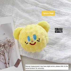 Serie di Palline Rimbalzanti Squeaky in TPR, Giocattolo per Cani a Forma di Orsetto, Palline Rosse, Gialle e Verdi, Diametro 6cm - Product Image 5