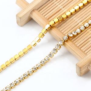 Il produttore ha fornito una catena di trapano in acciaio inossidabile in oro 18k per collana e bracciale fai da te - Product Image 2