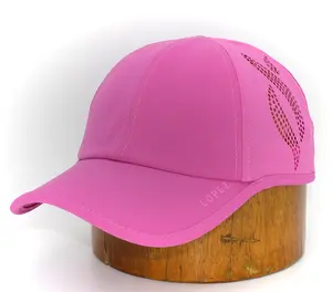 Laser Vented Active Light Unstructured Performance Hats Stay Dry Running Hat BSCI Cap Hat Manufacture Small Business Custom Cap