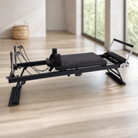 FAPRE Fournisseur : Reformer Pilates Durable pour la Maison, Cadre en Acier, Réglable, Lit de Pilates Commercial pour le Remodelage Corporel