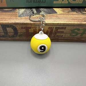 Llavero Adorable con Figura de Billar al por Mayor - Colgante Creativo para Llavero de Coche Deportivo, Regalo Único para Hombres - Product Image 2