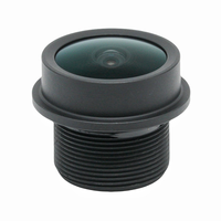 2.44mm F2.5 150 °   Lente de Cámara Gran Angular M12 1/3 con Carcasa Metálica de Bajo CRA para Seguridad en la Visión Trasera del Automóvil