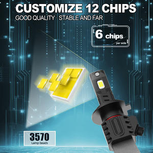 Bombilla LED Xenplus B1 para Faros Delanteros, 100W, 6000K, con Tira de Cobre Trenzado, Refrigeración sin Ventilador, H7, H4, 9005, 9006 - Product Image 3