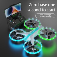 Радиоуправляемый самолет 4DRC V33 HD с камерой, 2.4G WiFi FPV, прямой трансляцией видео, фиксированным крылом, пультом управления, RTF, пластиковый дрон с камерой для детей