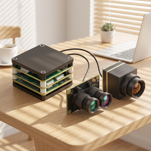 AI VisionCube ST <b>Drone</b> Camera <b>4K</b> HD Thermal Visible Fusion 450m Visual Distance LWIR 8-14um 9.1mm Focal Length Imaging Module - Product Image 1