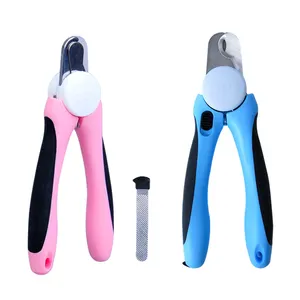 Pet Dog Nail Cutter Clippers and Trimmers with Safety Guard to Avoid Over Cutting Free Pet Dog Nail File Pet Grooming