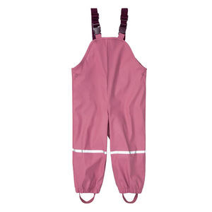 Pantalon <span class=keywords><strong>de</strong></span> <span class=keywords><strong>pluie</strong></span> imperméable personnalisé pour enfants, vêtements <span class=keywords><strong>de</strong></span> <span class=keywords><strong>pluie</strong></span> en PU-Polyester, salopette imperméable pour enfants, pantalon <span class=keywords><strong>de</strong></span> <span class=keywords><strong>pluie</strong></span> unisexe - Product Image 2